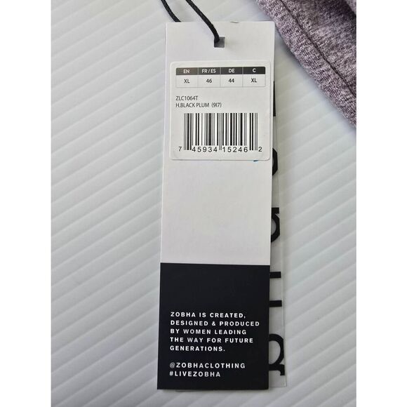 Zobha leggings Black Plum Sz XL - Picture 6 of 6